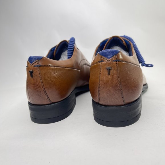 Ted Baker Vatory Brown Leather Derby Shoes. Size 8. main image 5